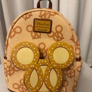 Loungefly Pretzel back pack SMELLS LIKE PRETZELS
